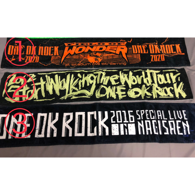MOON】ONE OK ROCK D2025 タオル3枚セット MOON】ONE OK ROCK D2025
