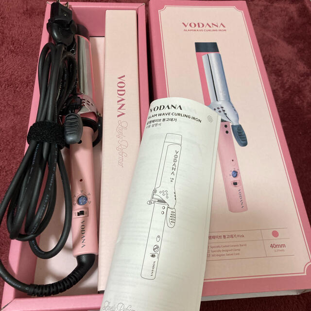 VODANA ヘアカールアイロン 40mm