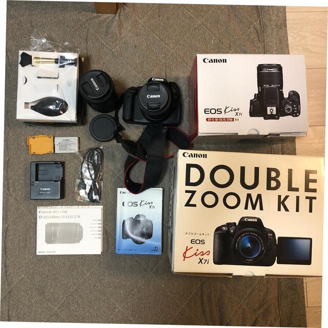 canon kiss EOS x7iダブルズームキット 【公式通販】