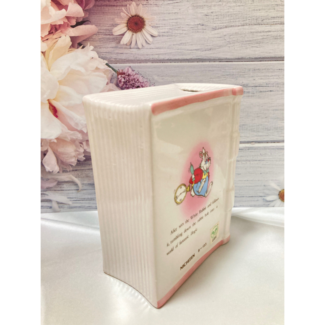 アリス 陶器 貯金箱 アンティーク ディズニー おもちゃ/ぬいぐるみ