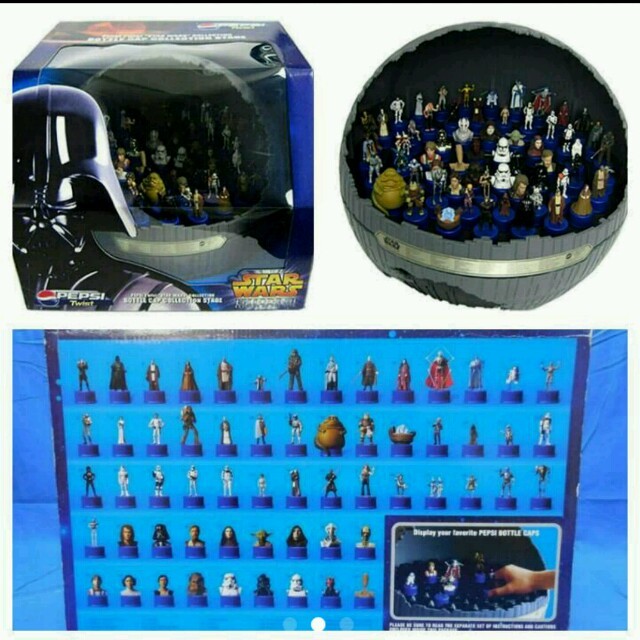スターウォーズ ボトルキャプ エピソードⅠ.Ⅱ.Ⅲコンプリート スター