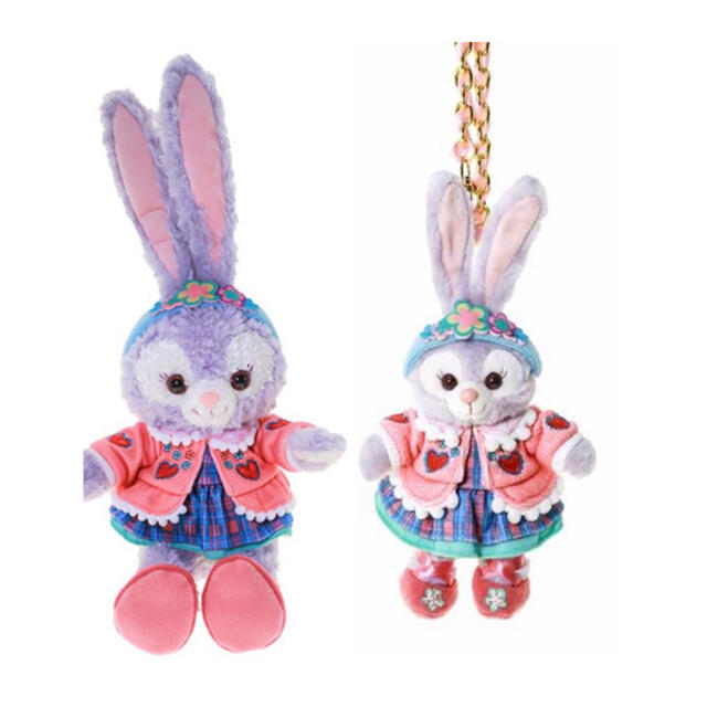 香港ディズニー＆シー❤️ステラルー ぬいぐるみバッジ・キーチェーン