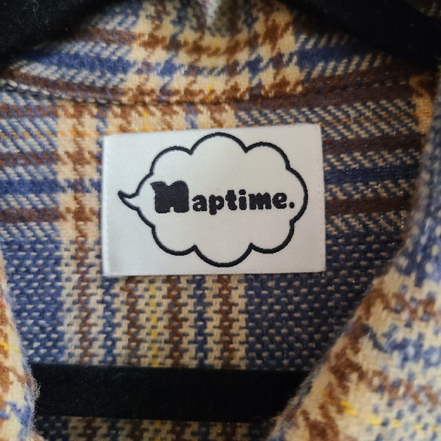 Naptime.チェック SHIRTS-BLUE