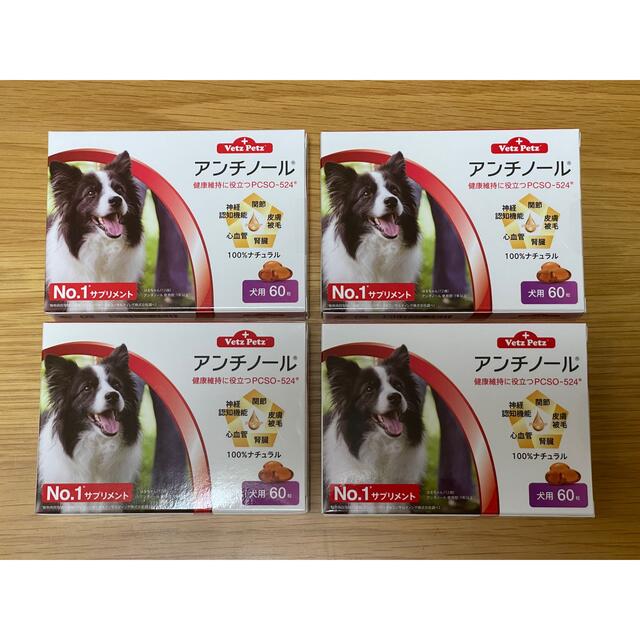 Vetz Petz アンチノール 60粒4箱 Vetz Petz アンチノール 60粒4箱