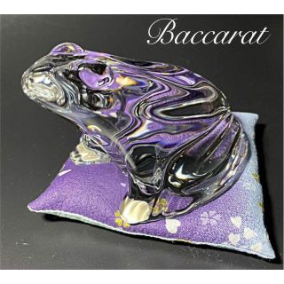 baccarat バカラ カエル 蛙 かえる ぺーパーウェイト ペーパーウエイト