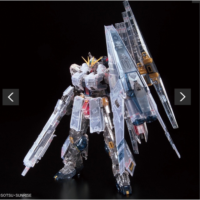 RG 2点セット νガンダム HWS サザビー (クリアカラー) RG νガンダム