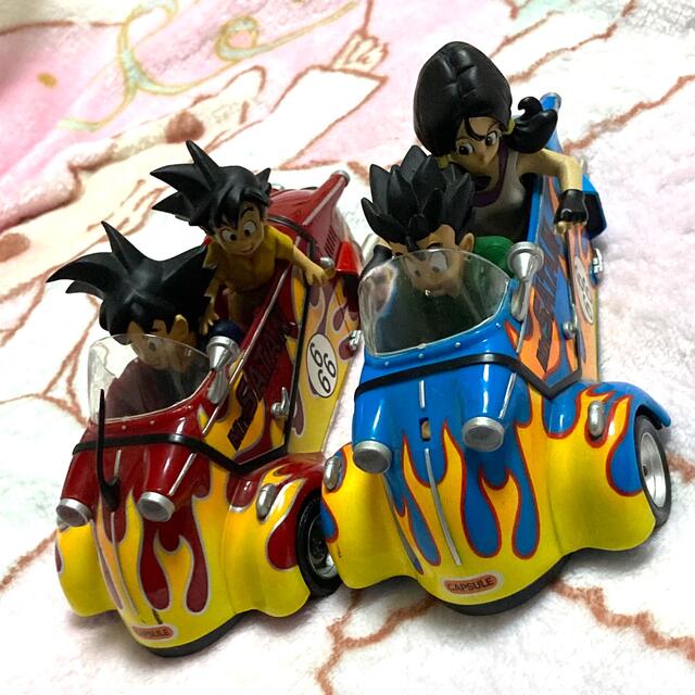 ドラゴンボール フィギュア カー 車 悟飯 ビーデル サターン 悟空＆悟天