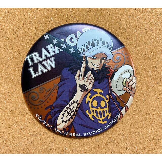 ワンピース ONE PIECE 輩缶バッジ トラファルガー ロー 輩缶バッジ