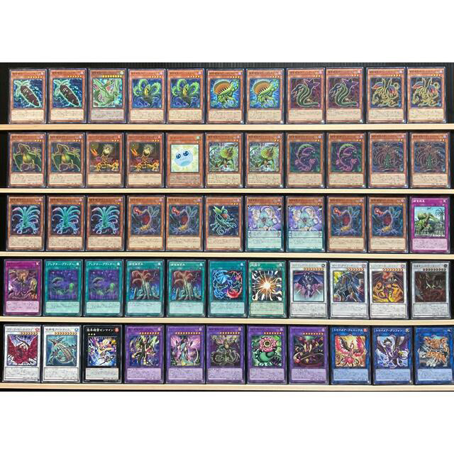 遊戯王【アザミナ捕食植物】デッキ スリーブ付