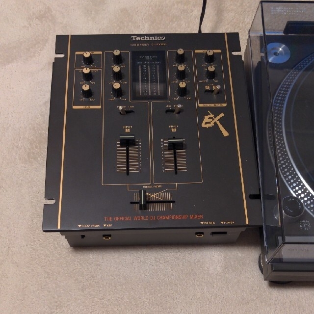 Technics SL-1200 ターンテーブル2台ミキサーセット Technics