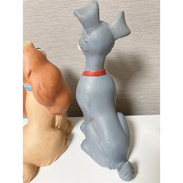 希少完品！加藤工芸 ガーデンフィギュア わんわん物語 ディズニー 希少