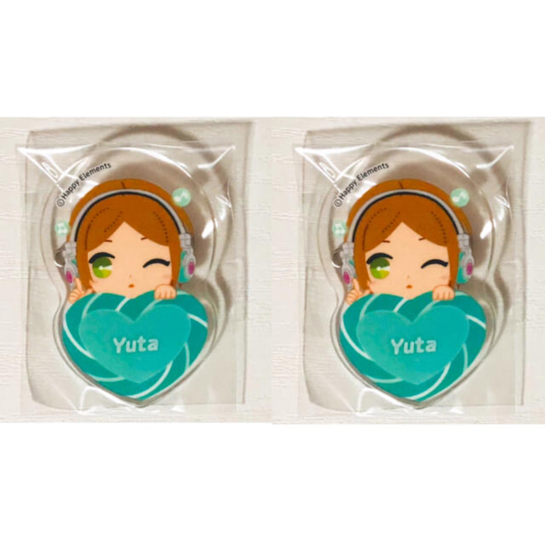 新品☆あんスタ☆2wink【葵ゆうた】着ぐるみバッジ☆2点セット