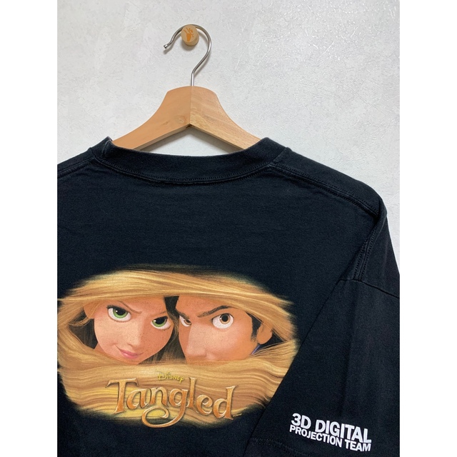 レア 2010年 ディズニー 塔の上のラプンツェル tシャツ XL レア 2010年