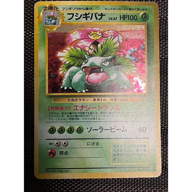 フシギバナ LV.67(とりかえっこプリーズ！) ☆ [旧裏面] No.003 傷有り