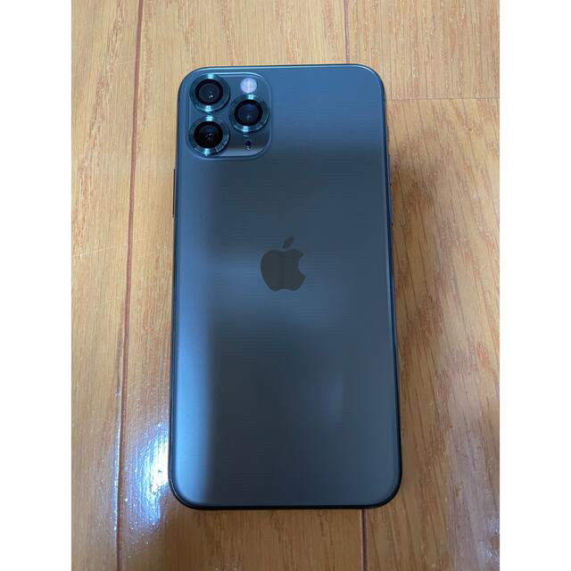 人気 iPhone 11 pro 256GB ミッドナイトグリーン バッテリー87% Amazon