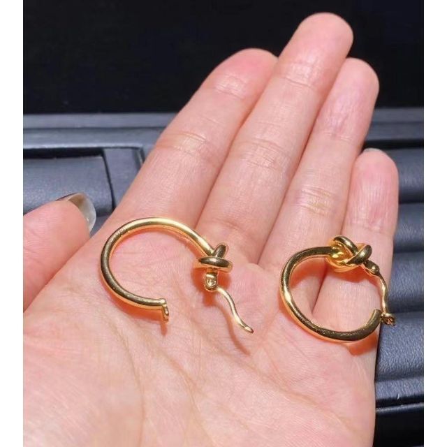 CELINE ノットピアス セリーヌ （CELINE） ノット スモール フープ