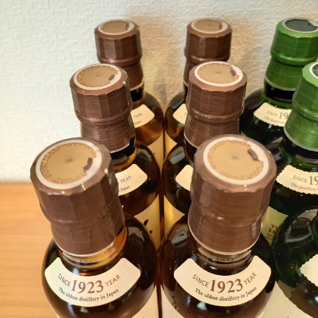 サントリー シングルモルトウイスキー 山崎 白州 180ml 計12本セット