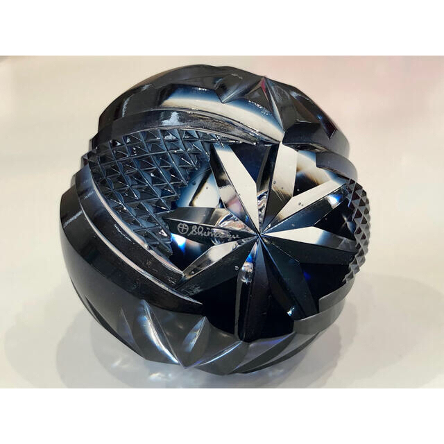 ♪ 【sandamon03様専用】薩摩切子 薩摩の雫 藍♪