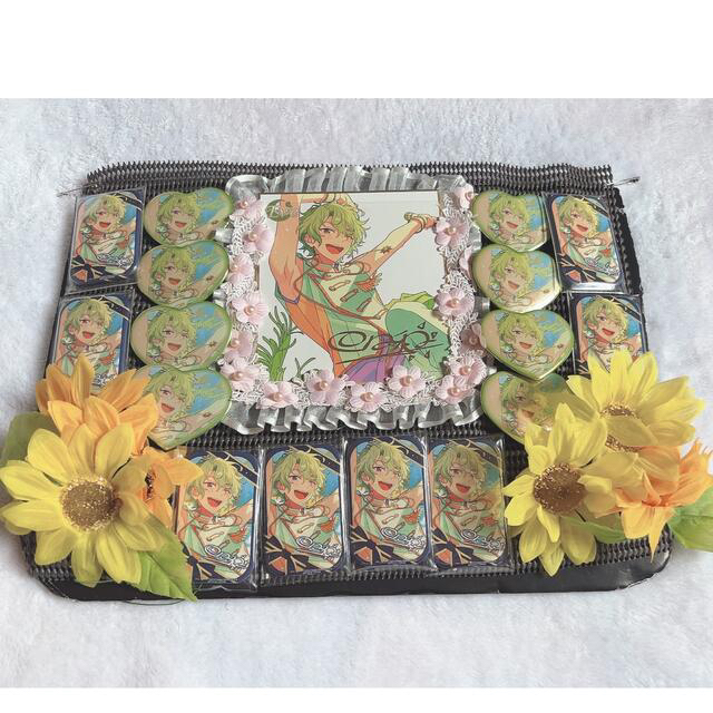 お得，安い あんスタ あんさんぶるスターズ 巴日和 痛バ 缶バッジ 色紙