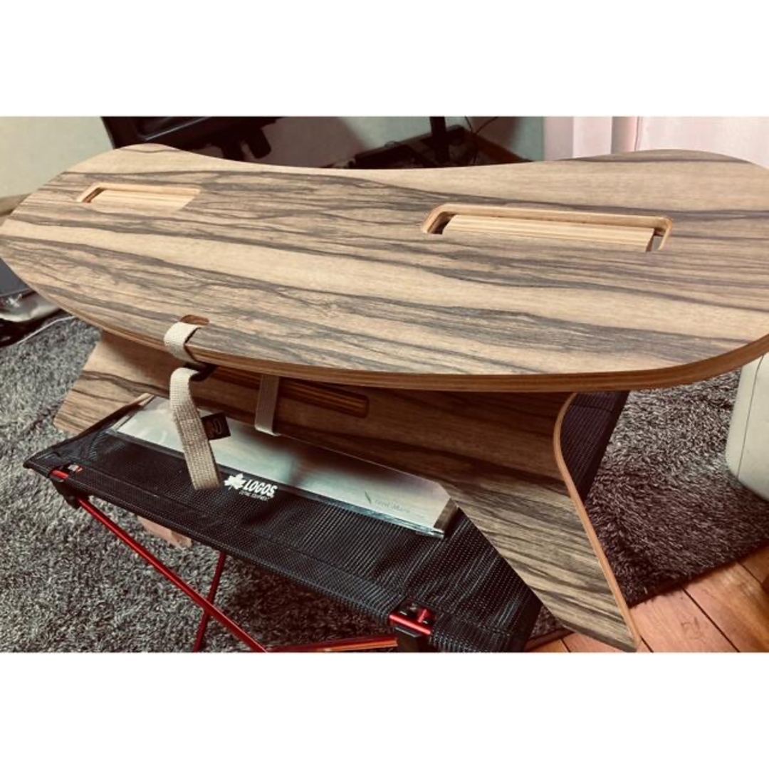 CAMP OOPERTS C型ブーメランテーブルW800 メラミン天板 未使用品 CAMP