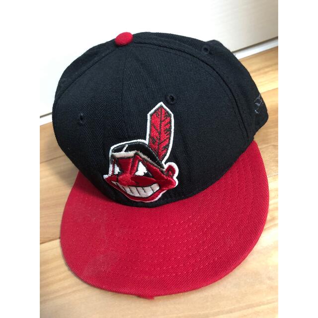 希少 インディアンスキャップ NEWERA 7 1/4 希少 インディアンス