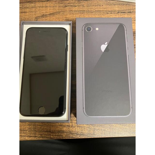 iPhone 8 Space Gray 64 GB SIMフリー 美品】iPhone8 64GB スペース