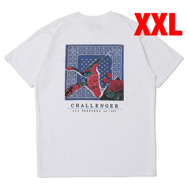 XXL CHALLENGER ROSE BANDANA TEE XXL CHALLENGER ROSE BANDANA TEE