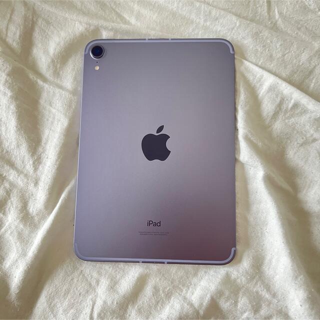 SIMフリー美品】iPad mini6 セルラーモデル パープル 64GB PC/タブレット