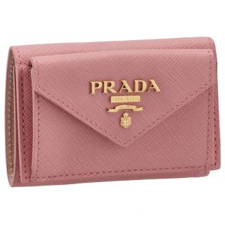 ✨未使用に近い・保証書付き✨ PRADA ミニ財布 サフィアーノレザー L字 ✨
