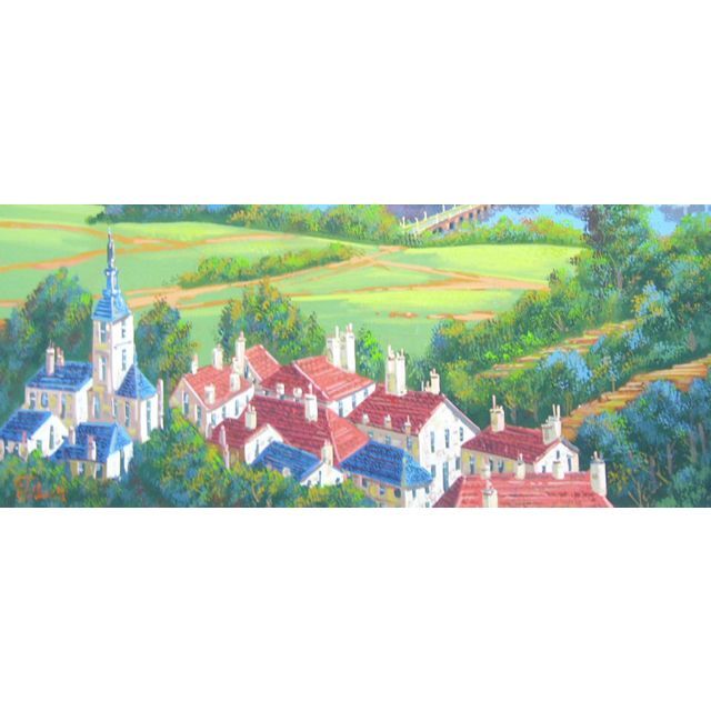 絵画 油絵 竹内敏彦 肉筆油絵 ドナウの流れ F20