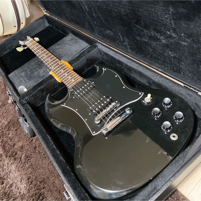 Gibson SG エレキギター ブラック ハードケース付き Gibson SG エレキ