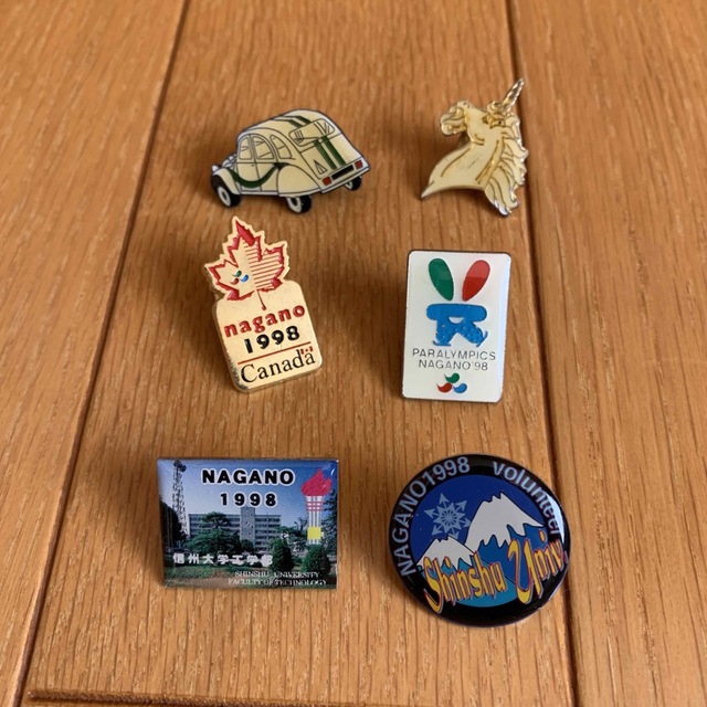 1998 長野 オリンピック ピンバッジ /NHK ハイビジョン含む 2 pin 1998