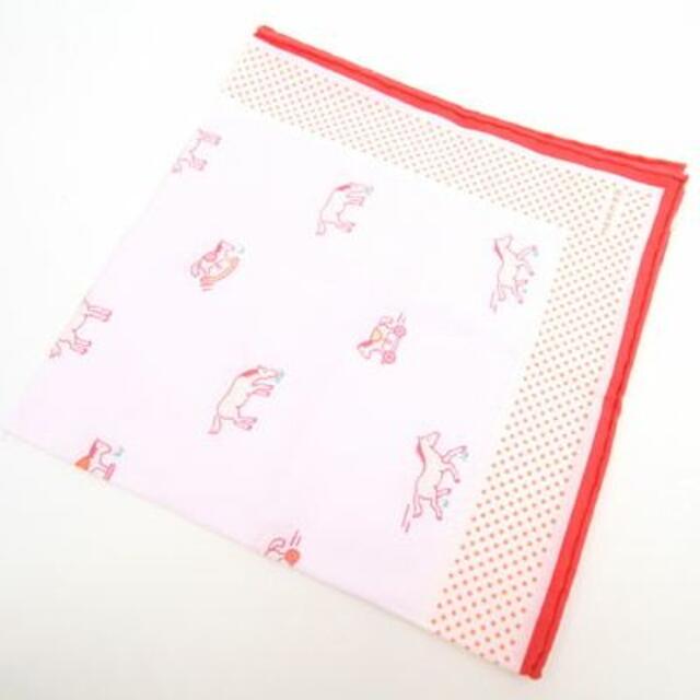 エルメス ハンカチ アダダ ローズリラ コットン 新品 新品エルメス