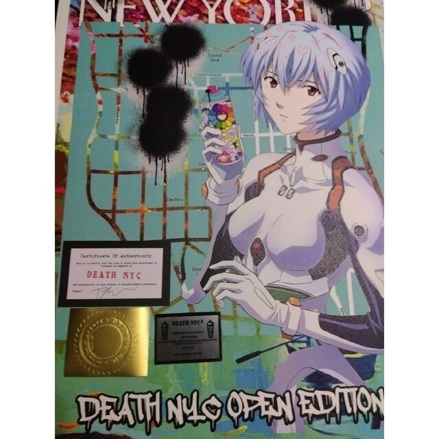 額付き】DEATH NYC 正規品 綾波レイ エヴァンゲリオン