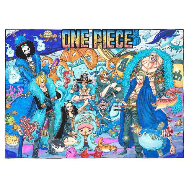 複製原画 ワンピース展 ONE PIECE展 大阪 キービジュアル 麦わらの一味