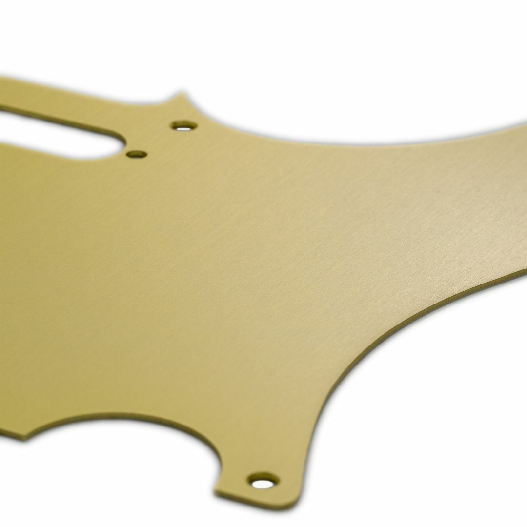 テレキャス用アノダイズドピックガードGoldゴールド金/Lotustorksの