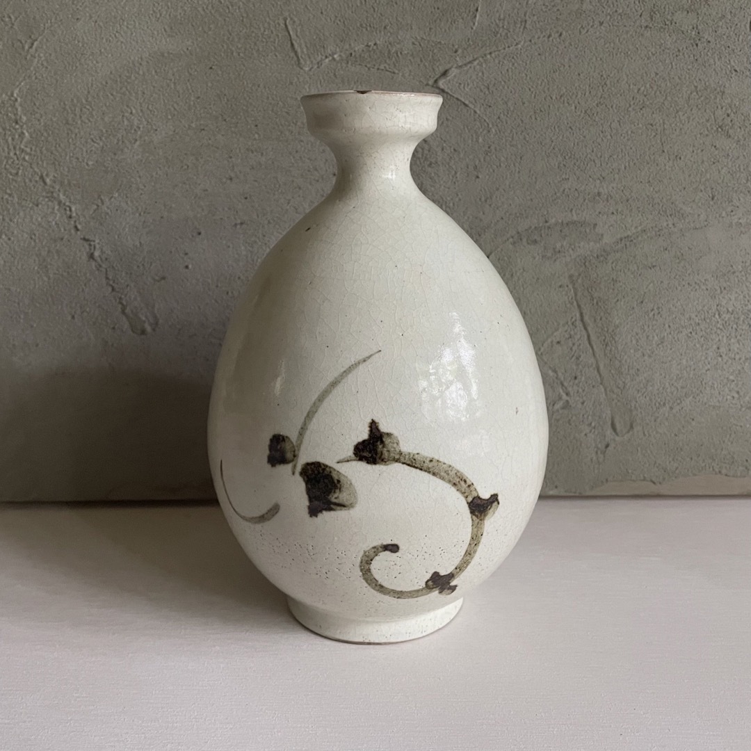 李朝 鉄絵花入 【公式通販】