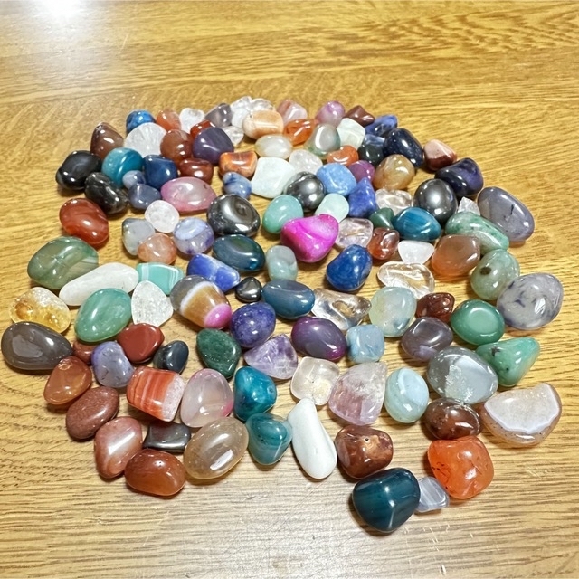 天然石 カラフル 石 ガラス アンティーク インテリア ストーン 118個の