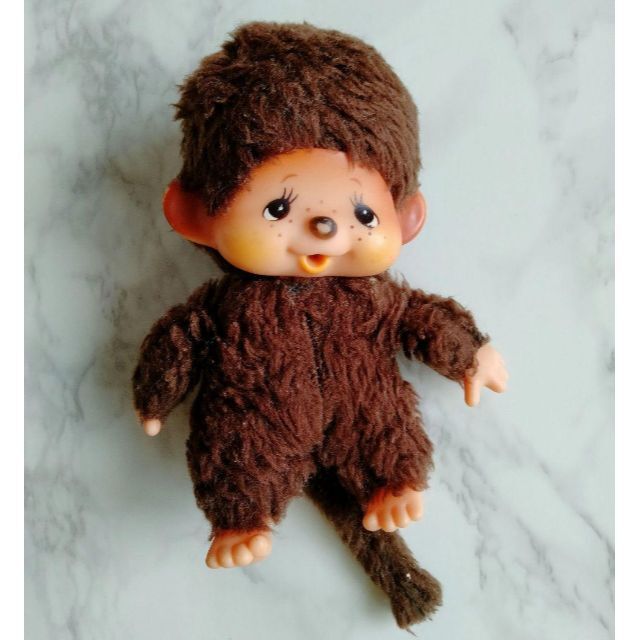 昭和レトロ 1974.セキグチドール 初期型 BIGモンチッチ 約45cm 名入