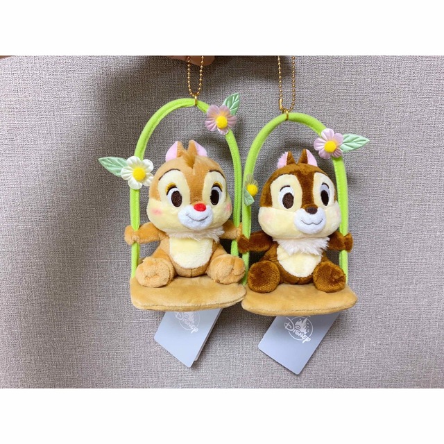 チップ&デール - チップとデール ディズニー ぬいぐるみ キーホルダー