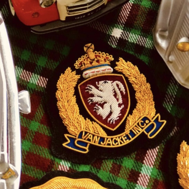 VAN Jacket - 値引VAN JACKETブレザーエンブレム1980年代グリフィン