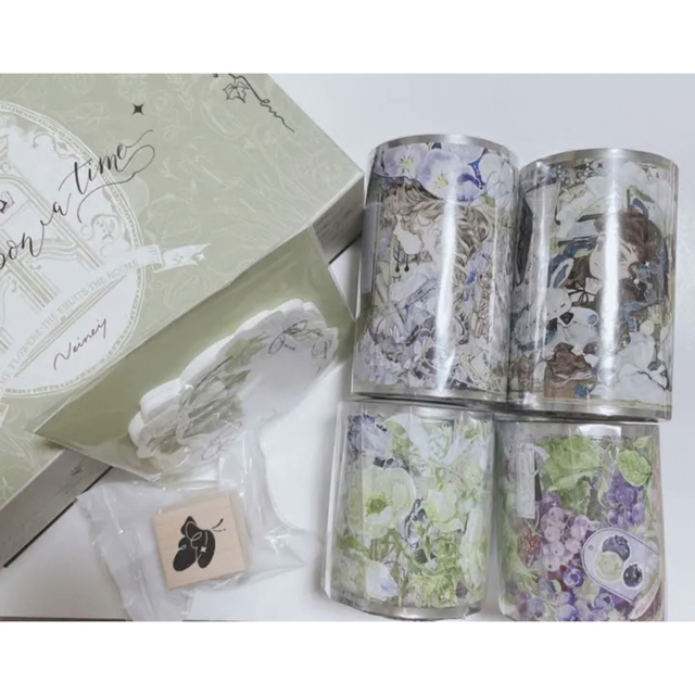 ♡海外マステ♡ 野柚 NeiNei さん マスキングテープ メモ 箱の通販 by