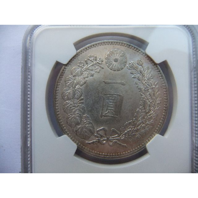 新1円銀貨 明治28年 ト福一圓 銀貨 明治28年 416 ONE