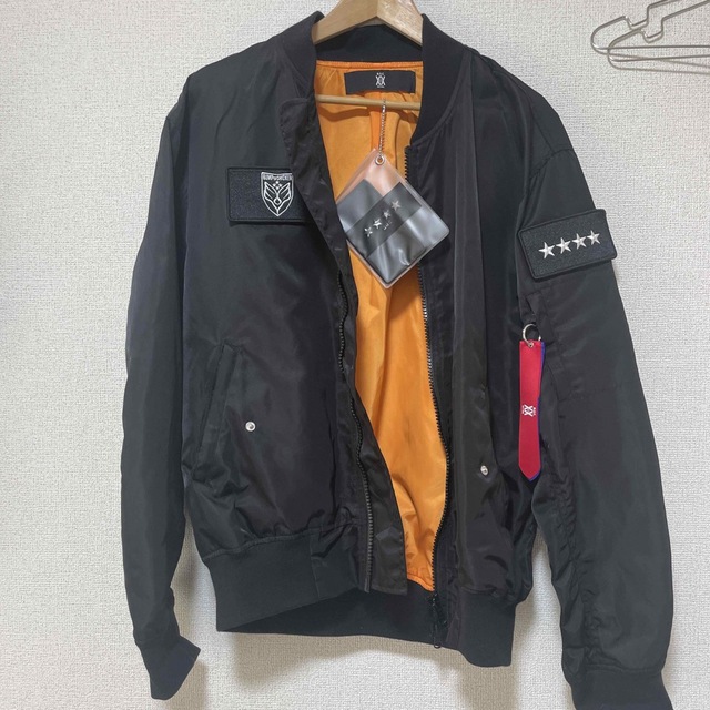 BUMP OF 節約 CHICKEN MA-1 BUMP OF CHICKEN MA-1 ブラック20周年記念