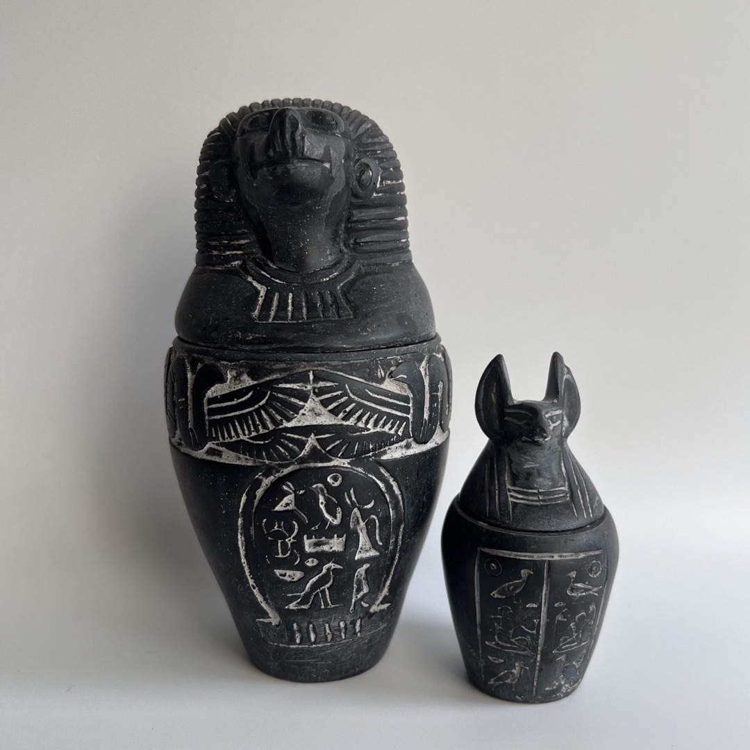 花と鳥の模様 陶器 壺2個セット蓋付き ドイツ製 GILDE かわいい