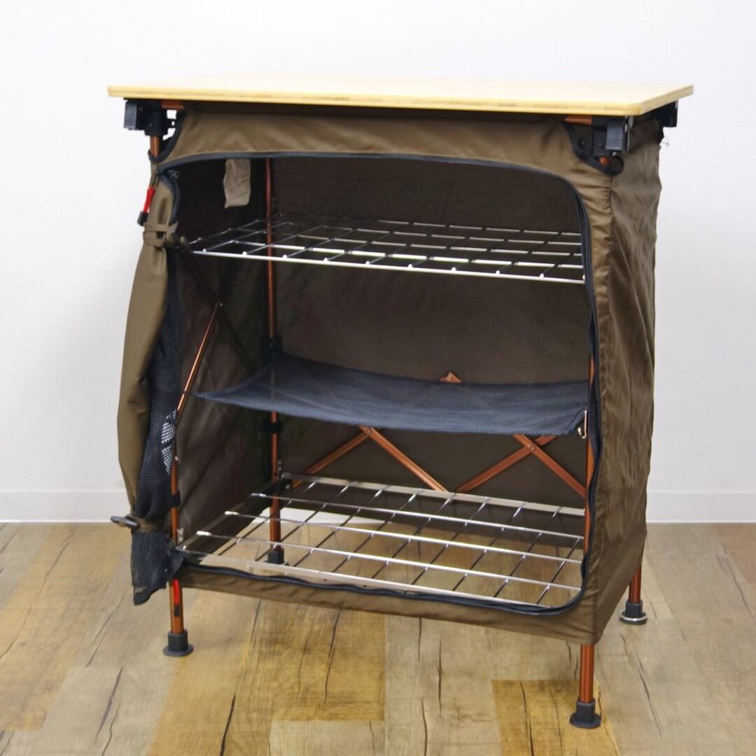 コールマンコンフォートマスター バンブーフォルダブルシェルフ