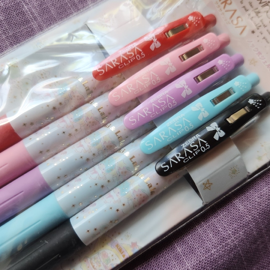 サラサクリップ サンリオ 限定 シナモン マイメロ キキララ sarasa