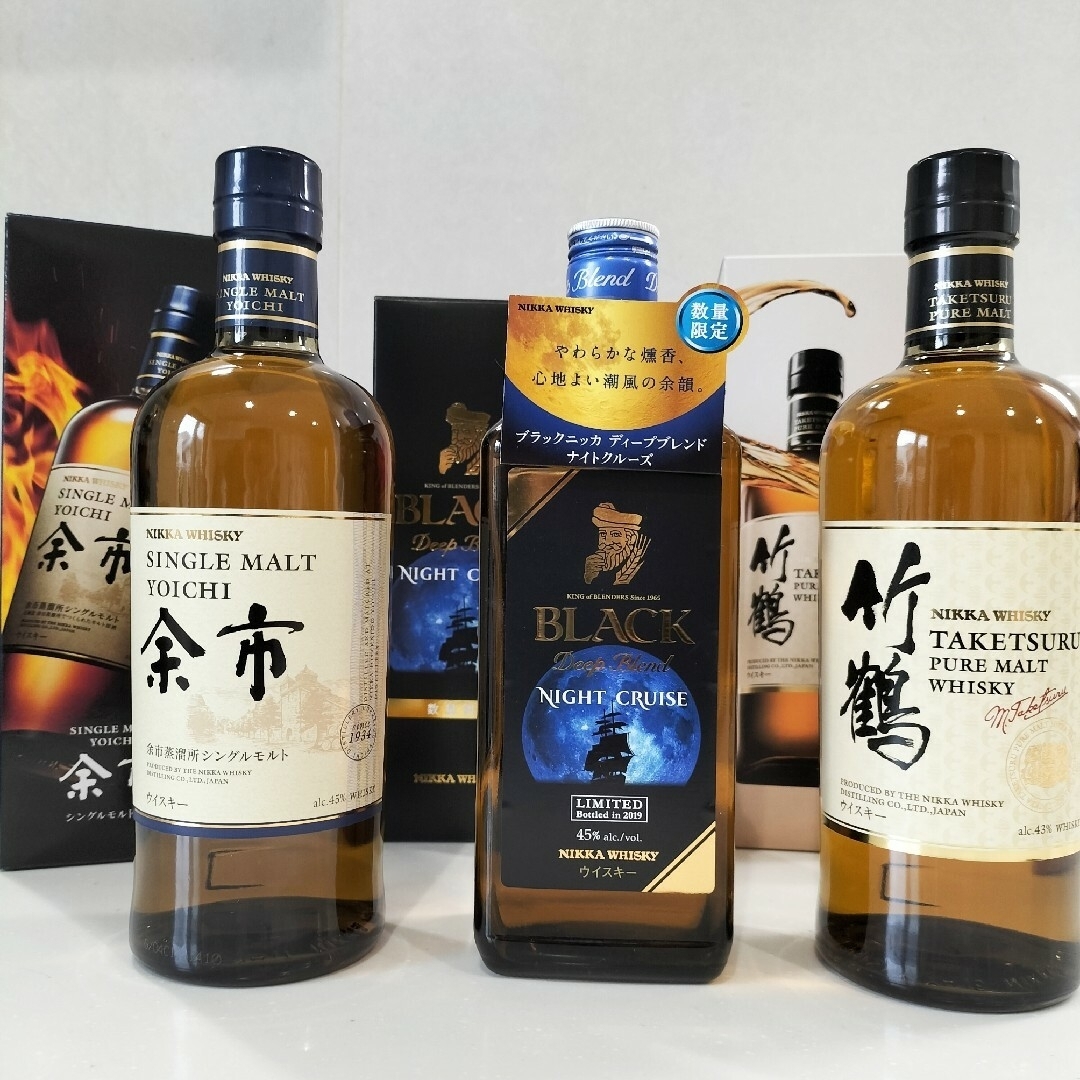 NIKKA ウイスキー 3本セット NIKKA WHISKY【ブラックニッカ ミニボトル