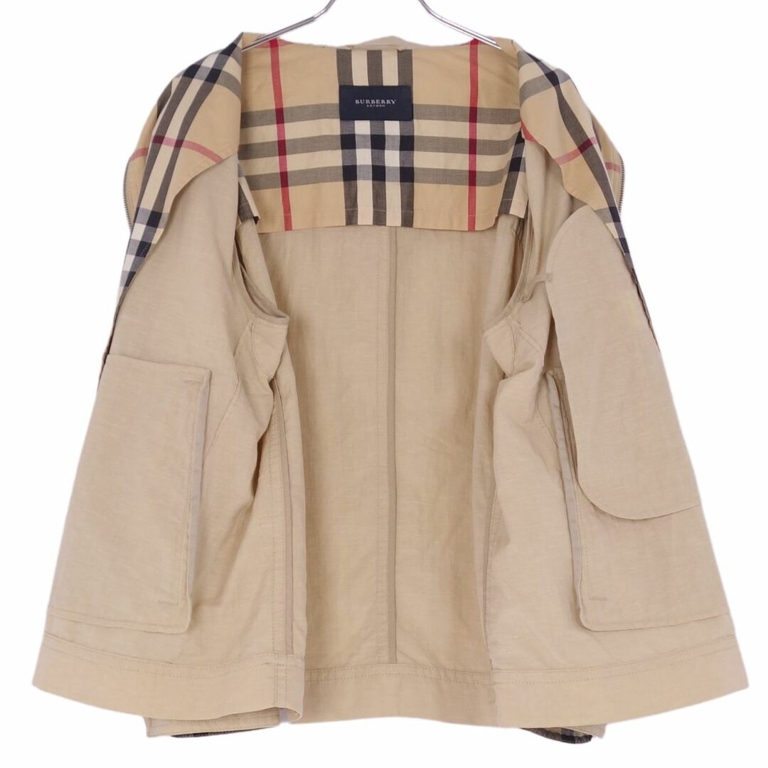 BURBERRY バーバリージップアップ ブルゾン ベージュ S～M BURBERRY