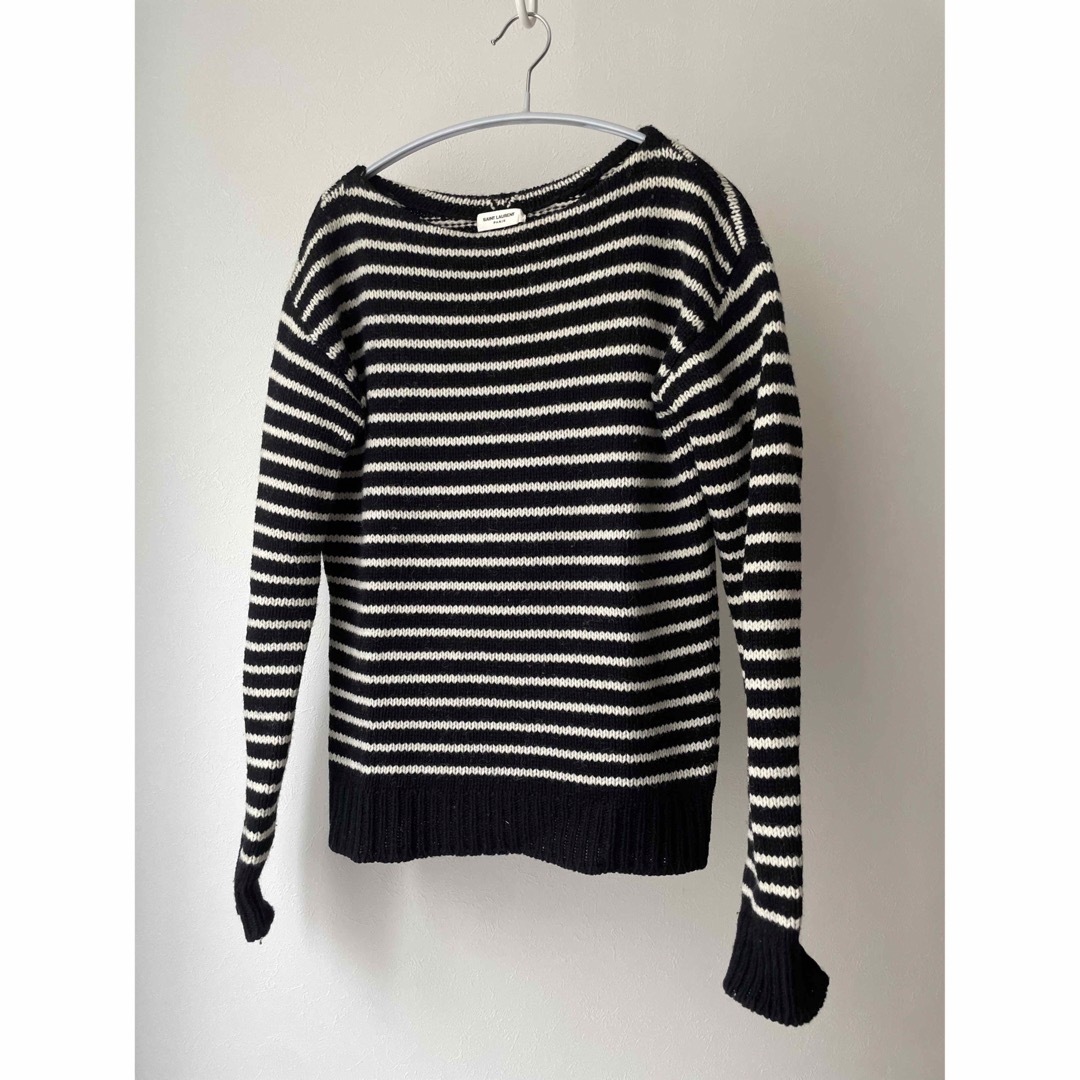 SAINT LAURENT PARIS 13SS ボーダーカットソー サンローラン エディ 赤